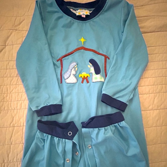 Sugar Dumplin Nativity Long Sleeve Romper - 3T - Picture 1 of 2